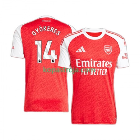 Billiga Fotbollströjor Arsenal Viktor Gyokeres 14 Hemma tröja 2025/26 Kortärmad